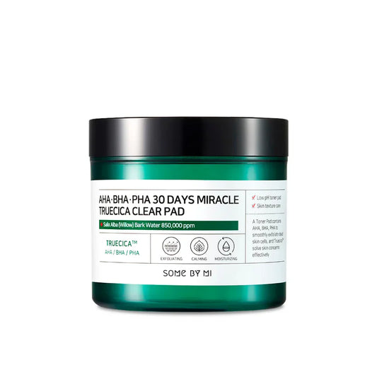 Some By Mi AHA, BHA, PHA 30 Days Miracle Truecica Clear Pad