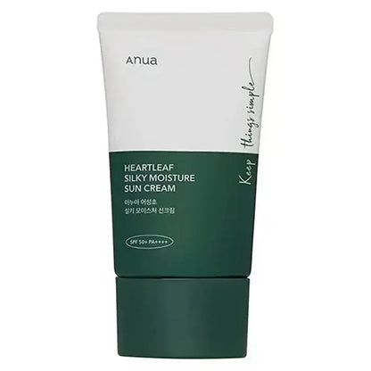 Anua Heartleaf Silky Moisture Sunscreen - The Fairy Glow